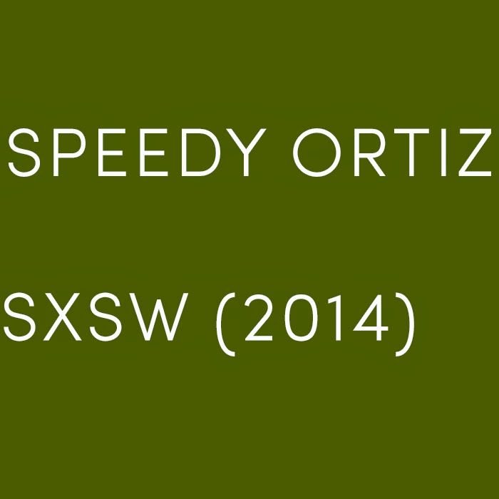 Speedy Ortiz – Ao Vivo – SXSW