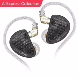 Coleção AliExpress KZ-AS16 Pro In Ear Fones De Ouvido, Armadura Equilibrada, HiFi Bass, Fones De Ouvido Do Monitor, Auscultadores Com Cancelamento De Ruído, Esporte Headset, 16BA