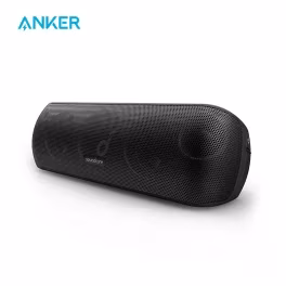 Soundcore by Anker Motion + Wireless HiFi caixa de som bluetooth portátil, 30W de som de alta resolução, Bass e Treble estendido