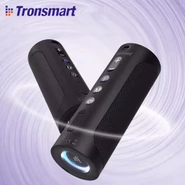 Tronsmart-Alto-falante portátil com Bluetooth 5.0, Powerbank embutido, IPX6, tempo de reprodução 24h, T6 Pro, 45W, ao ar livre