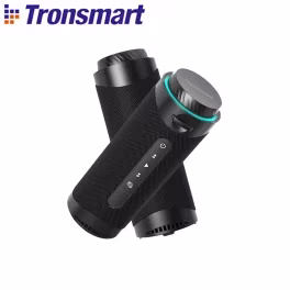 Tronsmart t7 caixinha de som bluetooth, surround de 360 graus alto-falante bluetooth, modos de led, verdadeiro estéreo sem fio, APP