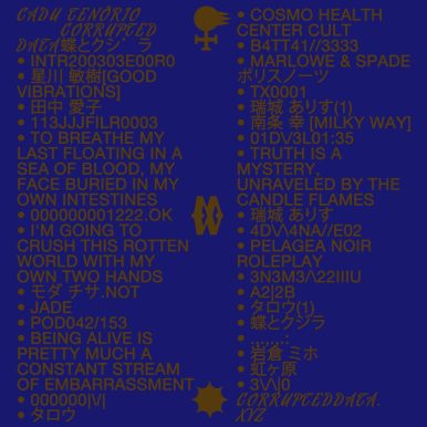 Cadu Tenório – Corrupted Data蝶とクジラ