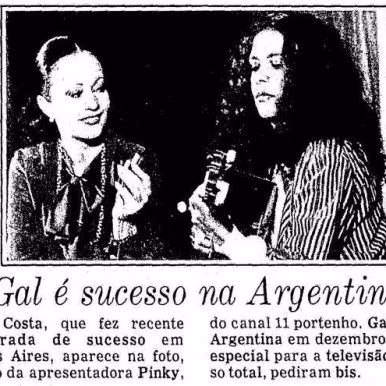 Gal Costa – Voz e violão, ao vivo na Argentina