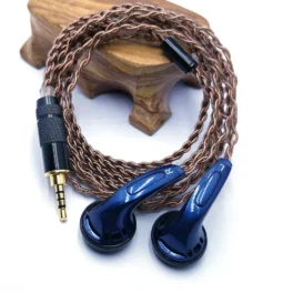 Ry4s original fone de ouvido intra-auricular 15mm som de qualidade de música fone de ouvido hifi (fone de ouvido estilo mx500) 3.5mm l cabo de alta fidelidade de dobra