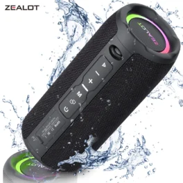 ZEALOT-S49PRO Portátil Bluetooth Speaker 20W IPX6 À Prova D ‘Água Poderosa Caixa de Som Bass Boost Dupla Emparelhamento Verdadeiro Alto-falante Sem Fio