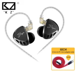KZ Saga In Ear Gaming E-sports Fone de ouvido para palco ao vivo Fones de ouvido Bass Fever Metal