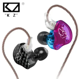 Kz zst com fio fone de ouvido cabo destacável no monitor cancelamento ruído fone alta fidelidade música esporte jogo telefone fones