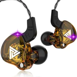 QKZ AK6 Bass Stereo Headset, HiFi Music Earbuds, 3.5mm Plug, Confortável de Usar, Cancelamento de Ruído, Esporte Running Headphones