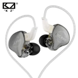 Novo kz edc pro hifi melhor fone de ouvido intra-auricular com fio grandes drivers dinâmicos monitor fone de ouvido com cabo de áudio destacável